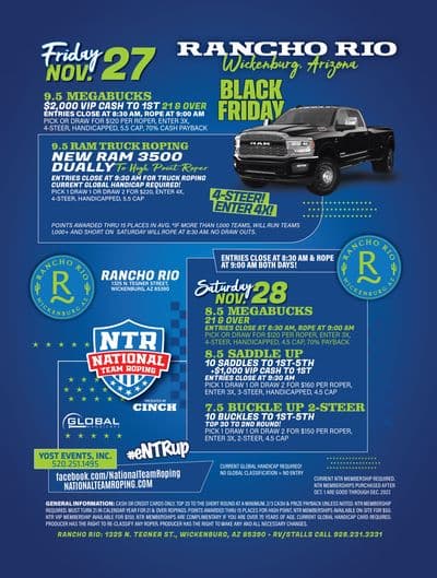 NTR Black Friday Event flyer