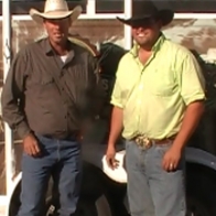  Caption: Tanner Bryson with Montana Bowl Trailer Winner - Tyler Thorton