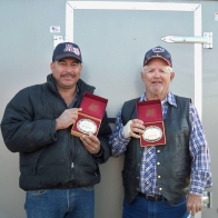  Caption: Joaquin Saavedra - Bob Lanier - Buckle Winners