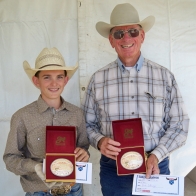  Caption: Wyatt Hershberger and Fred Coffinger Winners of the 9