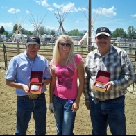  Caption: Don Hockett and Doug Miller collected the Legends Buckles