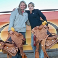  Caption: Amanda Kooiker and Steph Denham - 8 Saddle Winners